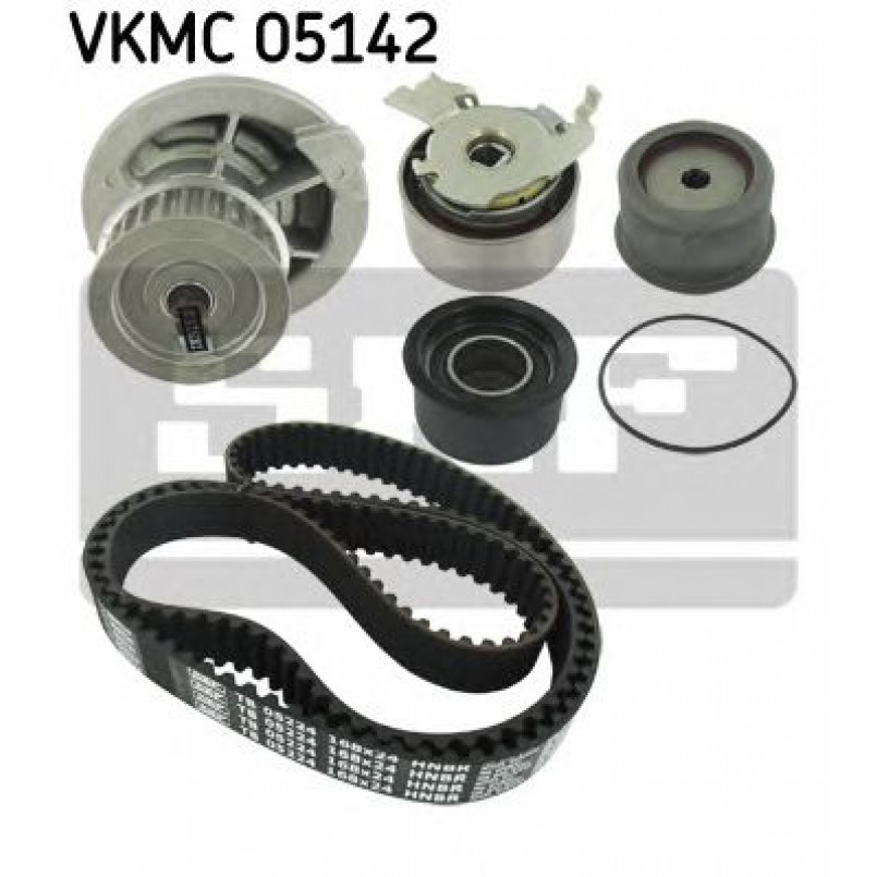 VKMC 05142 SKF - Насос охолоджуючої рідини + комплект зубчатого ремня